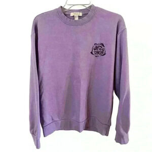 Forever 21 | Hazy Daze Graphic Sunflower Purple Sweatshirt Size S